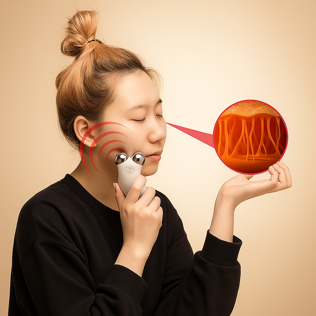 Microcurrent Facial Sculpting Device - Defined Jawline & Youthful Skin